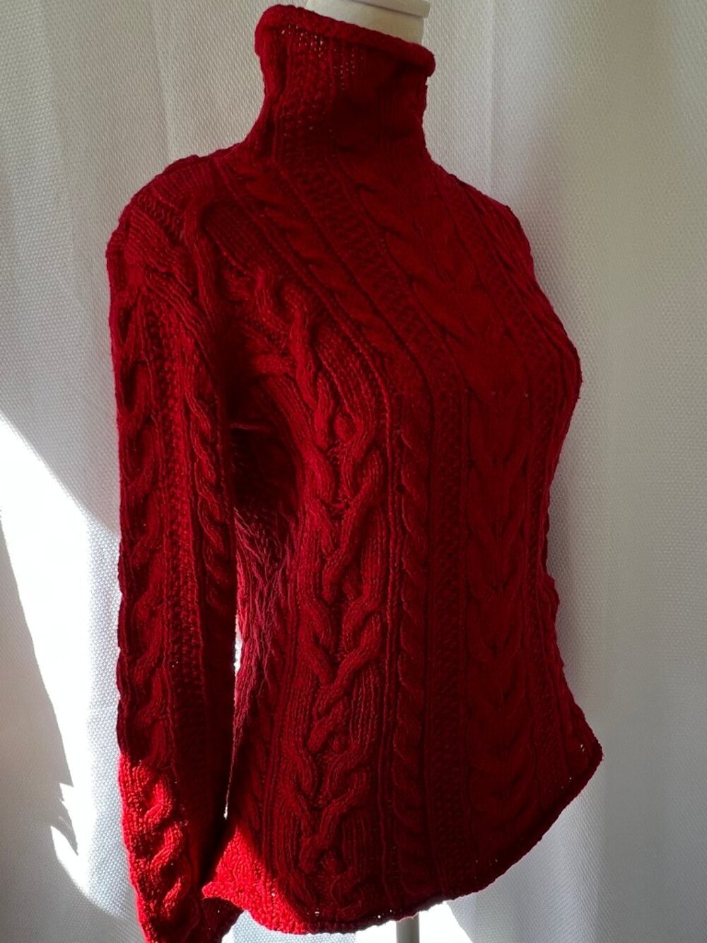 LRL Lauren Jean Co Ralph Lauren Cable Knit Roll-neck Sweater/Pullover - Picture 8 of 15